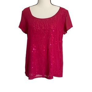 Calvin Klein | sequin top